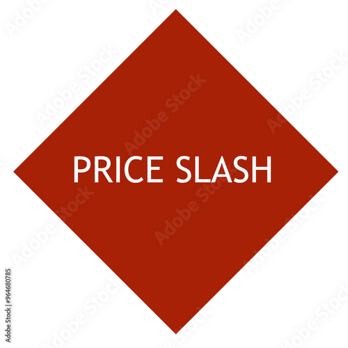 Bold 'PRICE SLASH' text on a dynamic background, ideal for retail promotions, discount campaigns, and e-commerce banners. Perfect for attracting attention to special offers and sales.