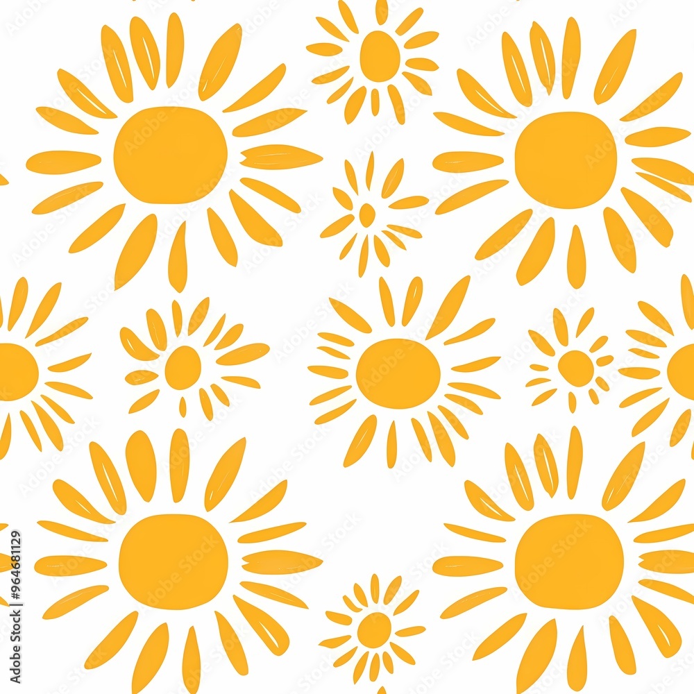 seamless pattern with sun, boho style, background for wallpaper seamless pattern with sun, boho style, background for wallpaper