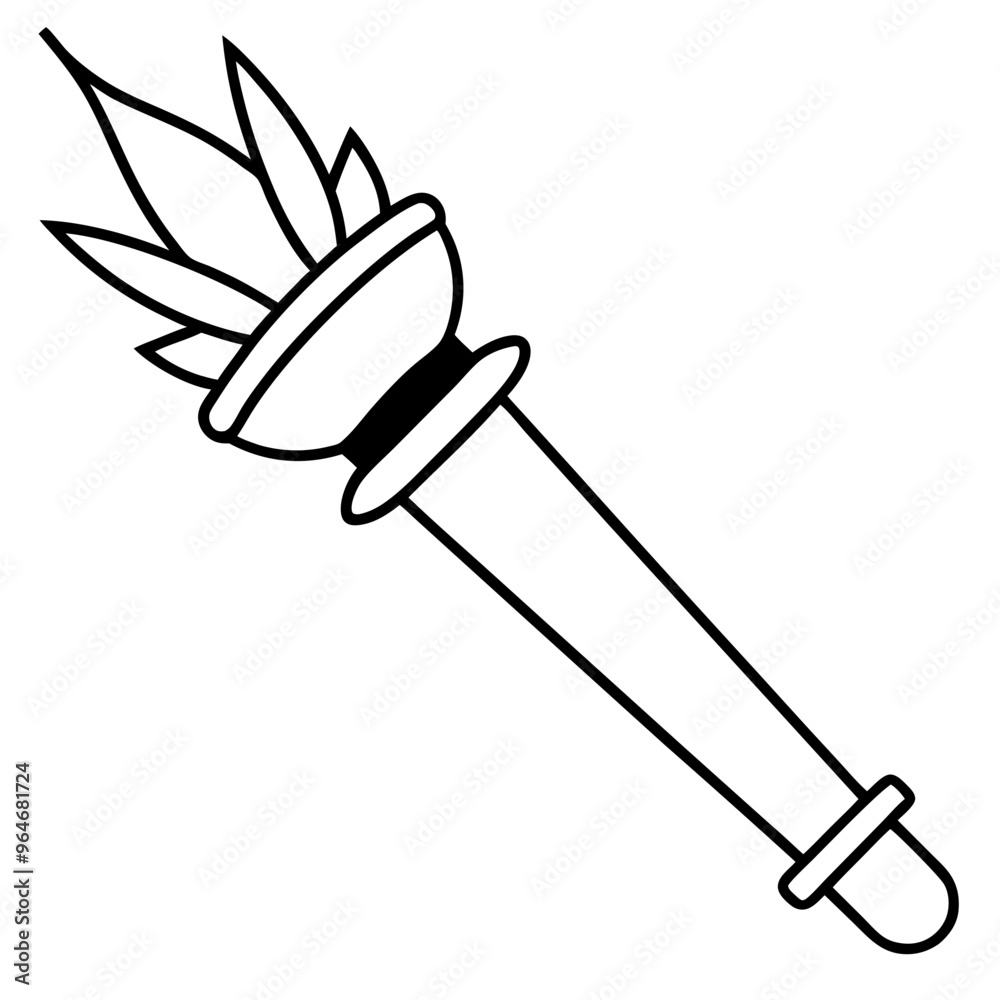 Torch Light Vector Art Torch Light Vector Art