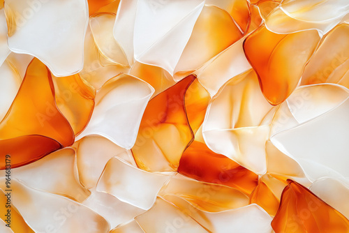 Amber Glass Background