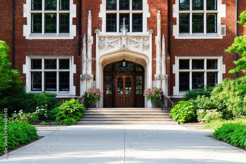 College Campus Background