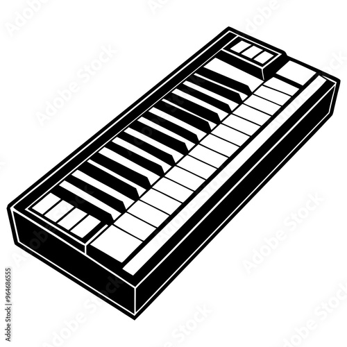 Vector Art Keyboard Instruments