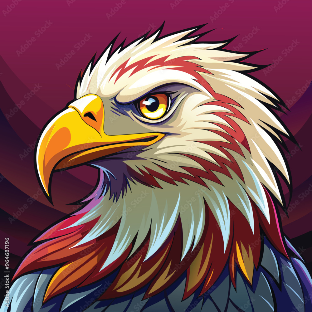 Obraz premium Eagle Vector Art Illustration