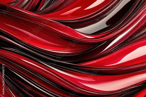 Red Twirl Background