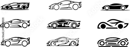 Set Of Car Icons