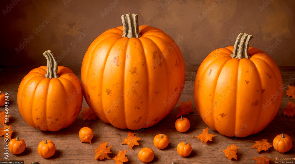 Sous une lumière dorée, une collection de citrouilles décoratives repose sur une table en bois, l'ambiance rustique évoque l'arrivée de l'automne.