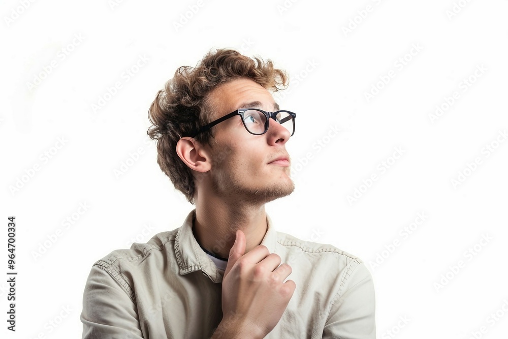 a man wearing glasses and a white shirt a man wearing glasses and a white shirt