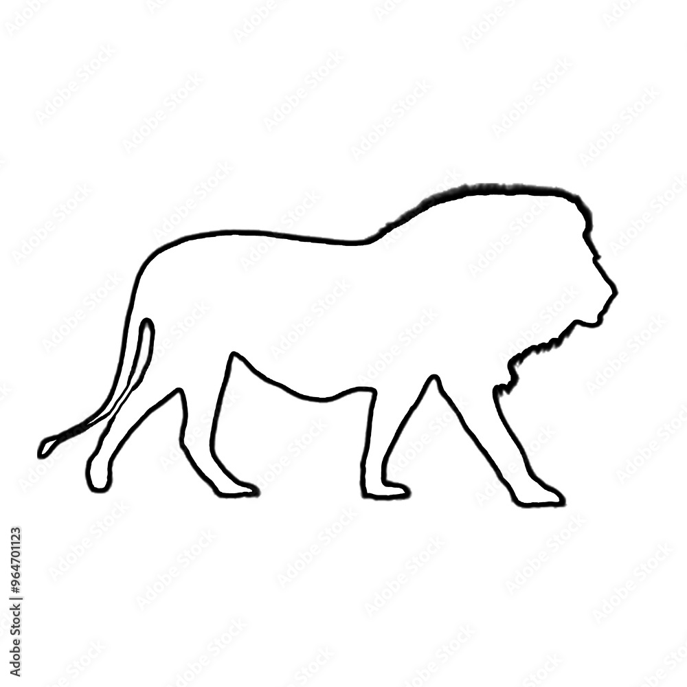 Lion Outline | Lion Drawing | Lion Illustration Lion Outline | Lion Drawing | Lion Illustration