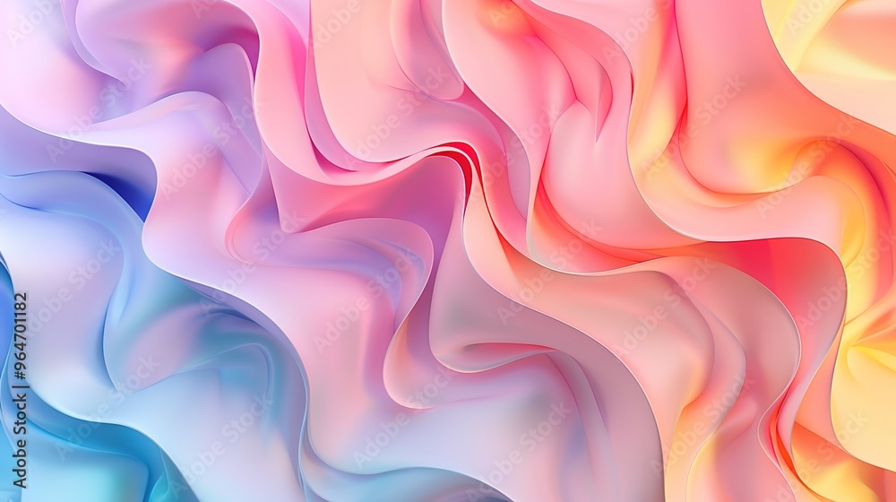 Obraz premium pastel gradient pattern wallpaper