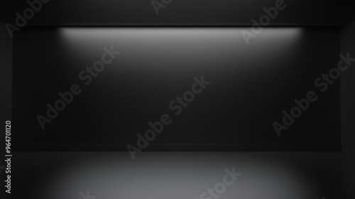 Minimalistic Black Studio Background