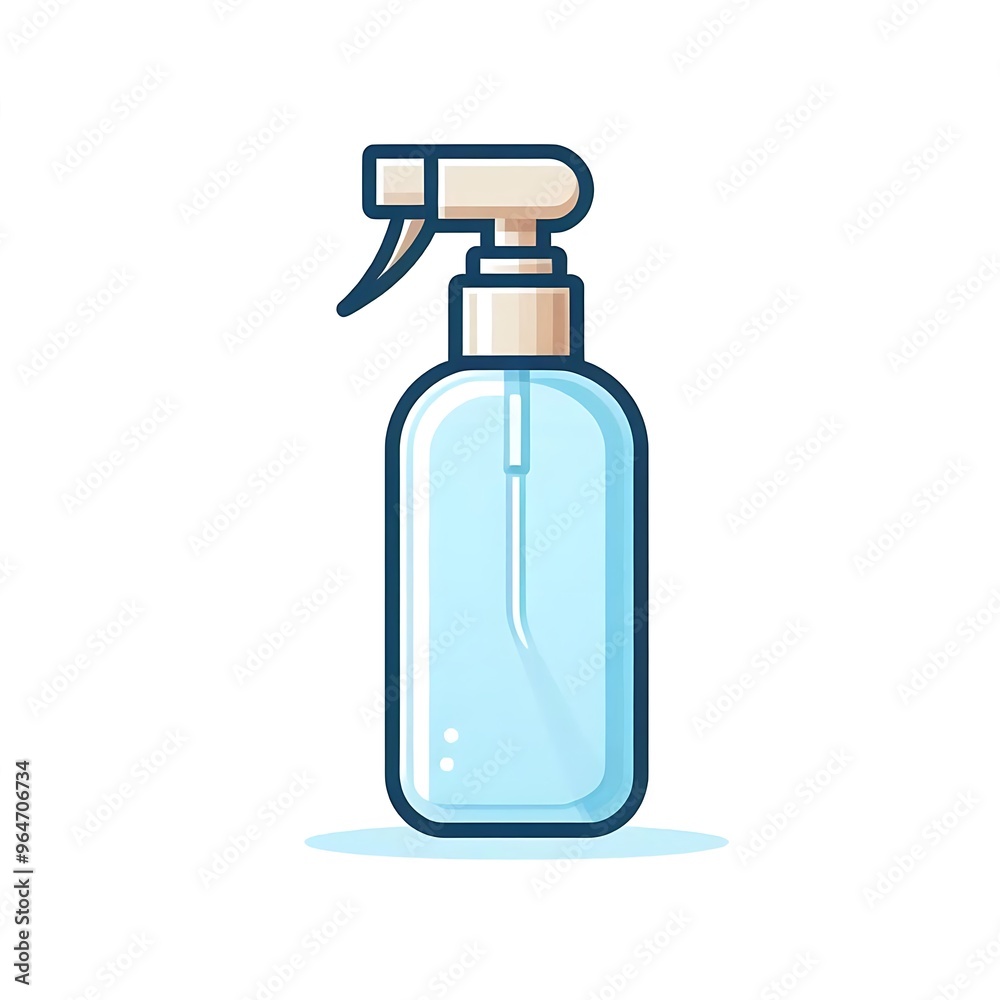 Makeup Setting Spray, flat illustration, graphics resource for female makeup cosmetic products Makeup Setting Spray, flat illustration, graphics resource for female makeup cosmetic products