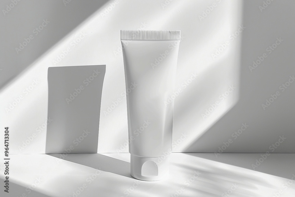 a tube of toothpaste next to a tube of toothpaste on a