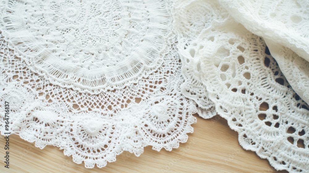 Elegant White Lace Fabric Elegant White Lace Fabric