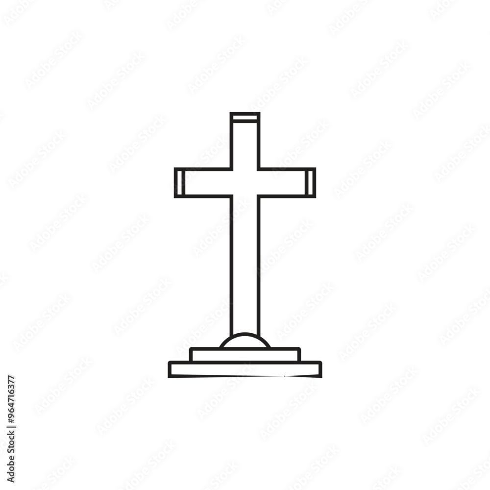 Minimalist rip gravestone icon depicting death Minimalist rip gravestone icon depicting death