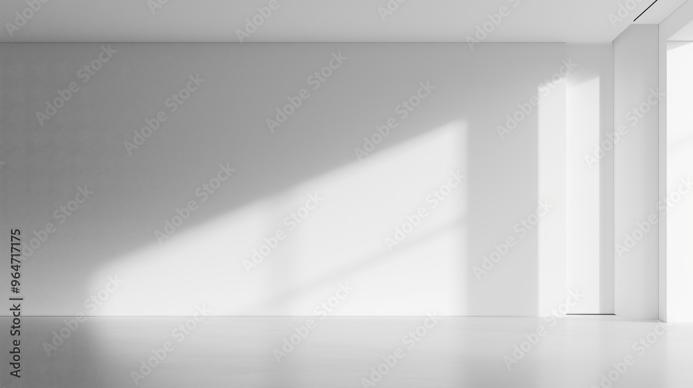 Blank white interior room background, empty white walls. Blank white interior room background, empty white walls.