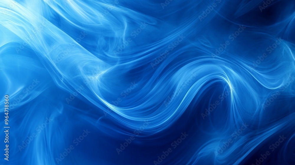 Tranquil Blue Abstract Background