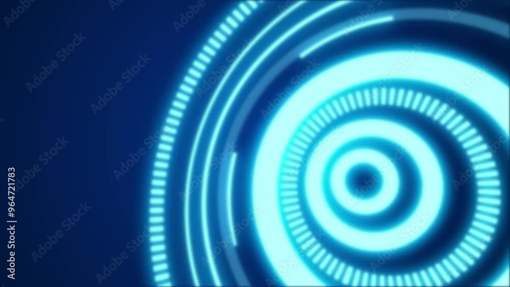 blue hi-tech animation, technology blue hi-tech animation, technology