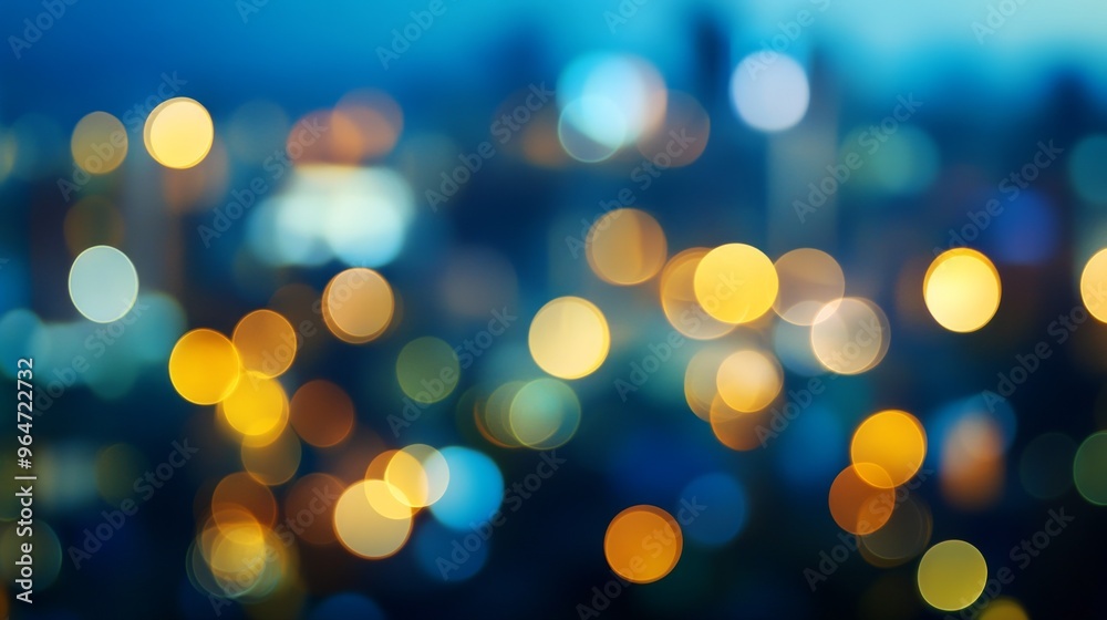 Fototapeta premium Abstract City Lights