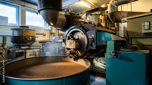 Coffee Roasting Equipment in Action