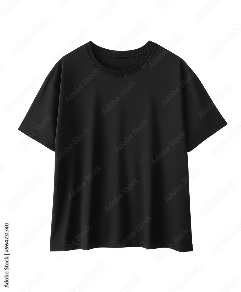 A stylish black t-shirt for casual wear. Perfect for layering or wearing alone, offering comfort and versatility.