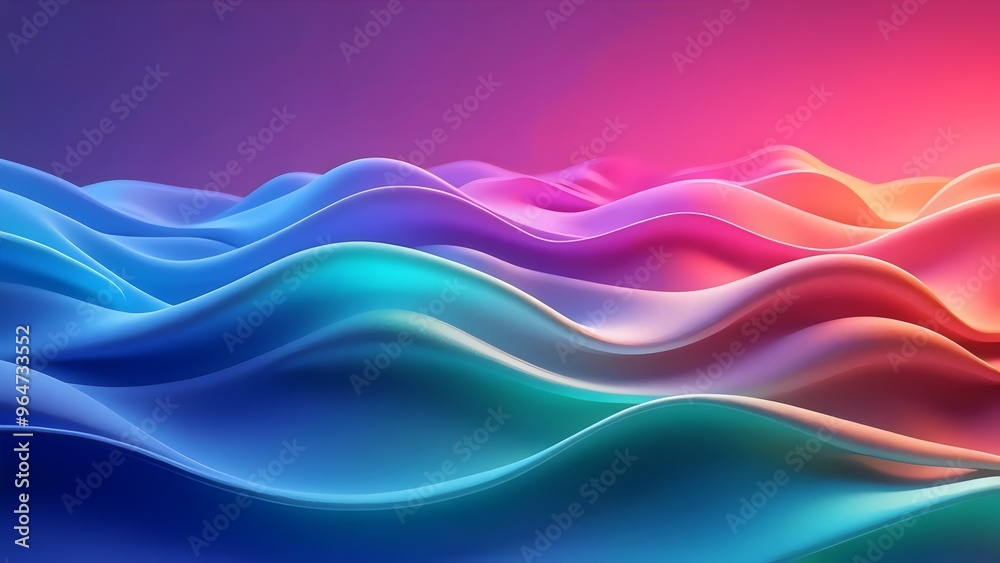 Abstract Colorful Waves - Dynamic and Vibrant Background Abstract Colorful Waves - Dynamic and Vibrant Background