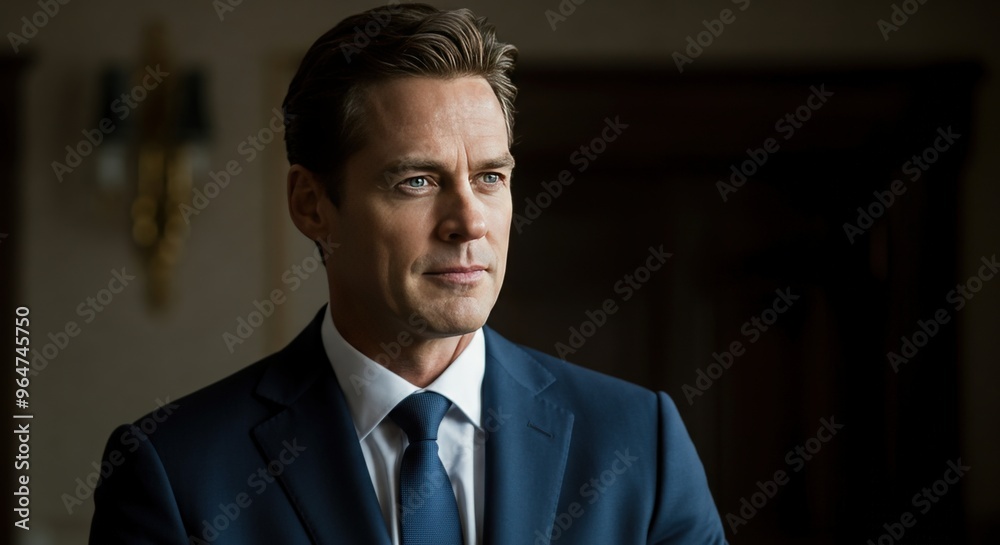 Elegant Man in a Suit Elegant Man in a Suit