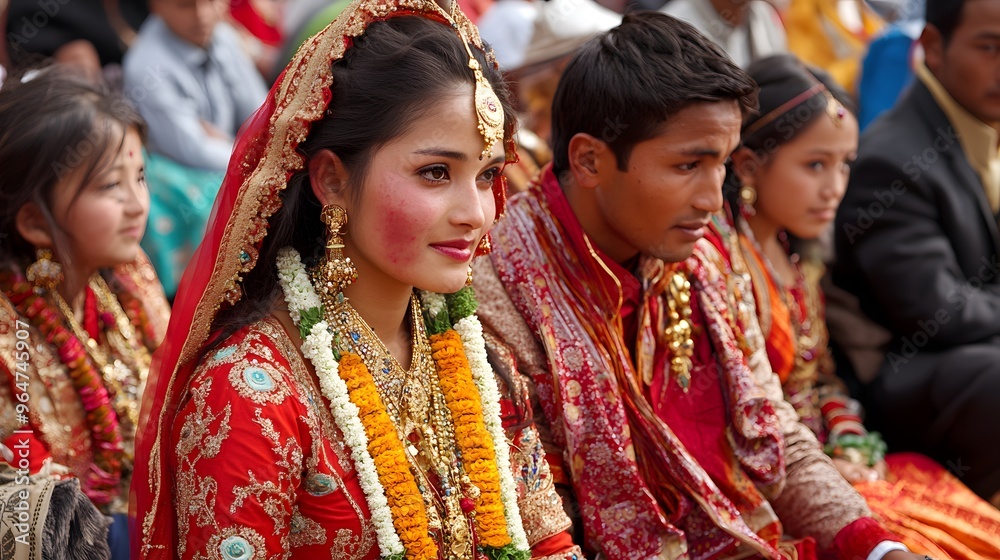 Traditional Nepalese Wedding Ceremony: A traditional wedding ceremony