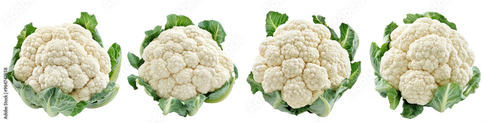 Cauliflower isolated on a transparent background. Cauliflower isolated on a transparent background.