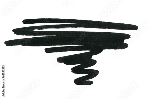 High-quality Isolated Marker scribble