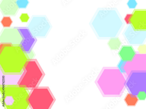Abstract symbol pattern listed as a design with disassembled shapes.  Multicolored doodles in the form of geometric elements are randomly scattered. 