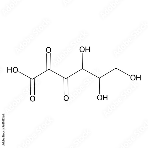 4,5,6-trihydroxy-2,3-diketo-hexanoic acid