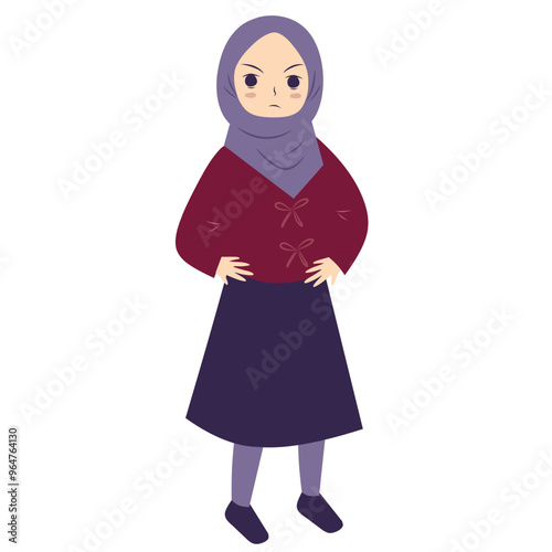 Hijab girl infuriated 