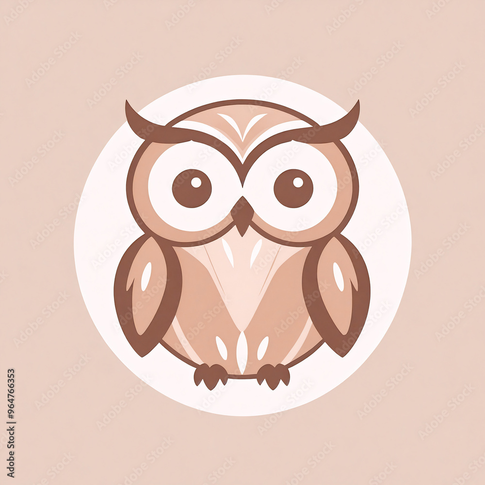 Fototapeta premium owl icon