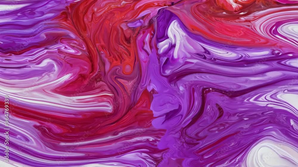 Abstract swirl of red, purple, and white Abstract swirl of red, purple, and white