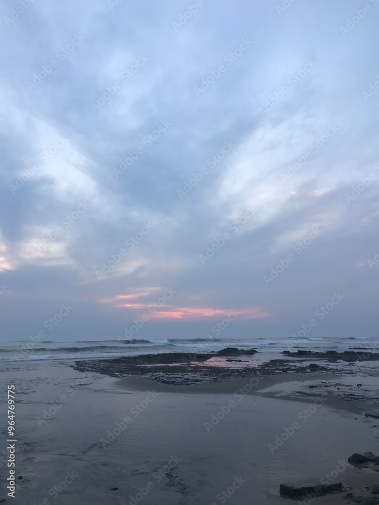 Fototapeta premium sunset on the beach