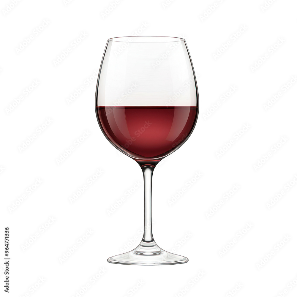 A elegant red wine glass filled with rich, deep red wine, perfect for showcasing gourmet meals or celebrating special occasions. transparent background A elegant red wine glass filled with rich, deep red wine, perfect for showcasing gourmet meals or celebrating special occasions. transparent background