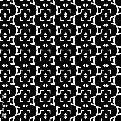  Abstract texture for fabric print, card, table cloth, furniture, banner, cover, invitation, decoration, wrapping.Seamless repeating pattern. Black and white color.Carpet pattern texture.