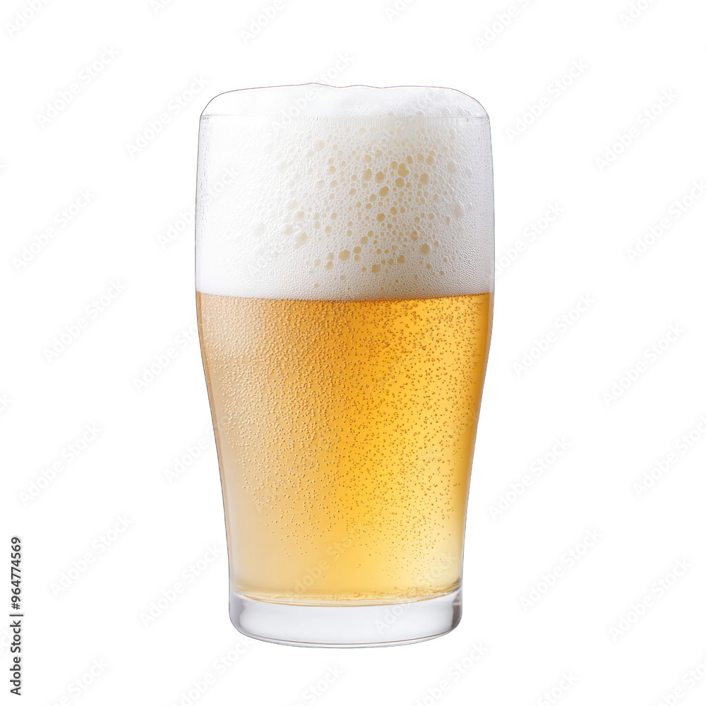 A refreshing pint of beer with a frothy head, perfect for celebrations or casual gatherings. Enjoy the crisp flavor and golden hue. transparent background A refreshing pint of beer with a frothy head, perfect for celebrations or casual gatherings. Enjoy the crisp flavor and golden hue. transparent background