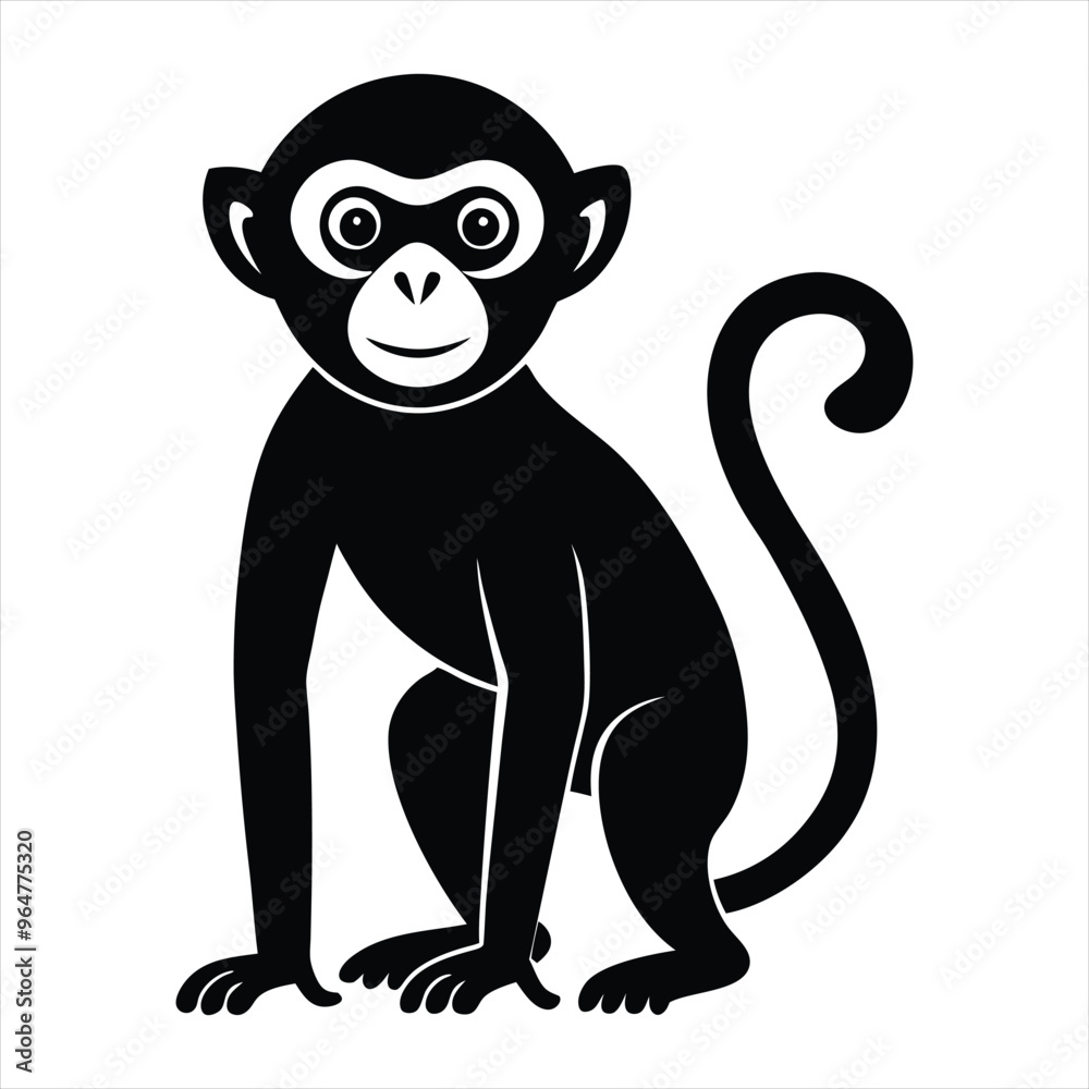 monkey silhouette vector monkey silhouette vector