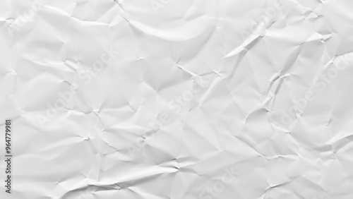 White Crumple paper for background photo