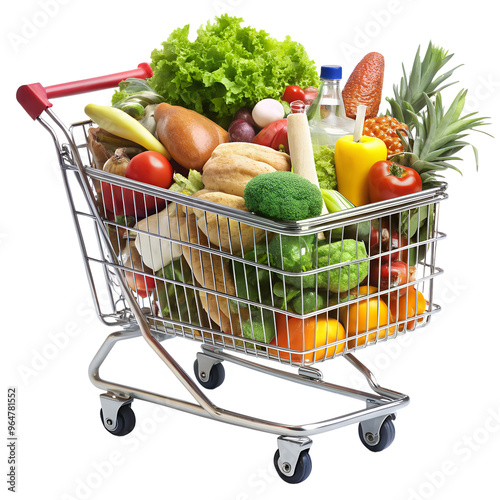 Supermarket shopping cart