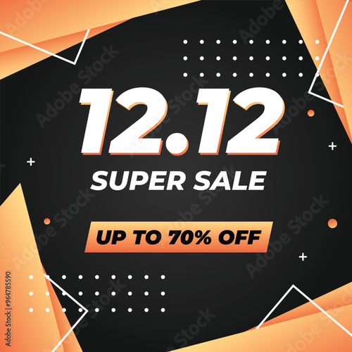 2.12 Shopping Day Banner Template design