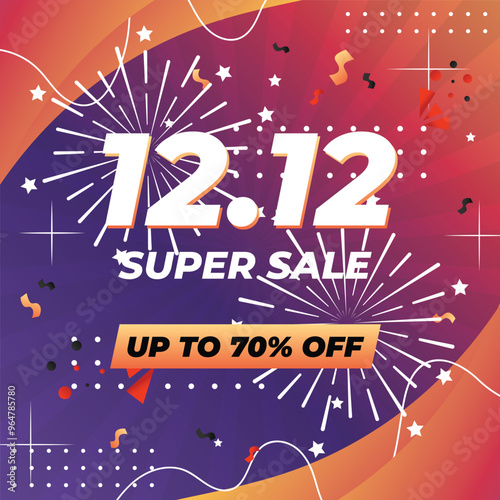 2.12 Shopping Day Banner Template design