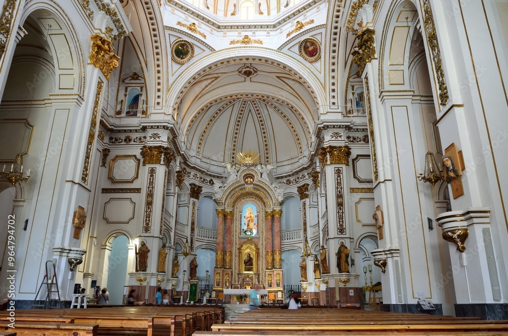 Interior de la Iglesia de Nuestra Señora del Consuelo en Altea, Costa Blanca, provincia de Alicante, Comunidad Valenciana, España.
Interior de la Iglesia de Nuestra Señora del Consuelo en Altea, Costa Blanca, provincia de Alicante, Comunidad Valenciana, España.