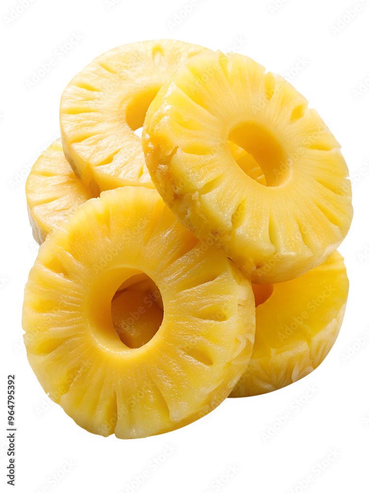 slices of pineapple isolated on transparent background png slices of pineapple isolated on transparent background png