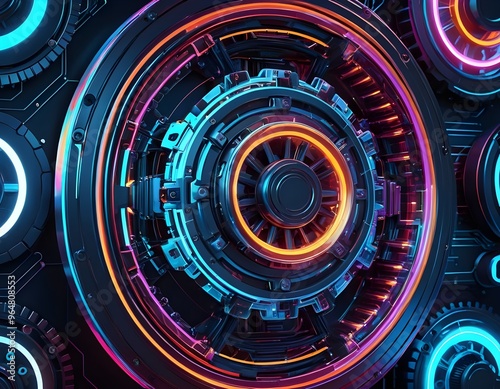 abstract fractal background