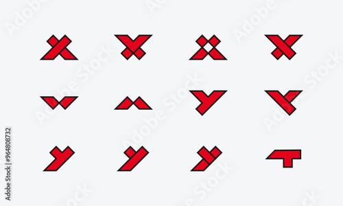 Abstract Logo Collection. Minimal Abstract Logo Set