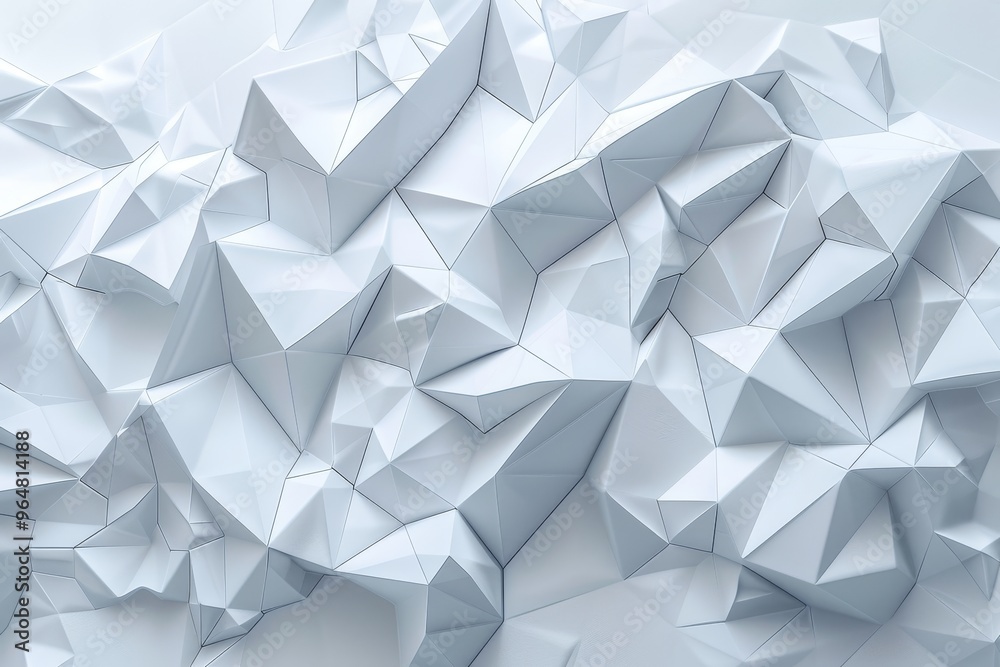 A detailed view of a textured, white geometric surface formed by numerous folded paper shapes, showcasing an intricate abstract design with sharp angles. A detailed view of a textured, white geometric surface formed by numerous folded paper shapes, showcasing an intricate abstract design with sharp angles.