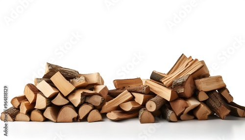 pile of dry firewood fire wood pieces  alternative fuel