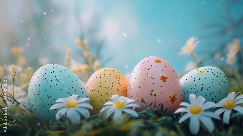 Eggs on Green Field Eggs on Green Field